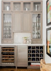 custom bar cabinetry